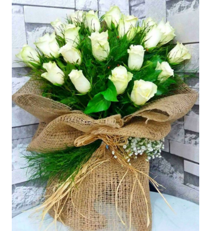 BEYAZ GÜL BUKETİ