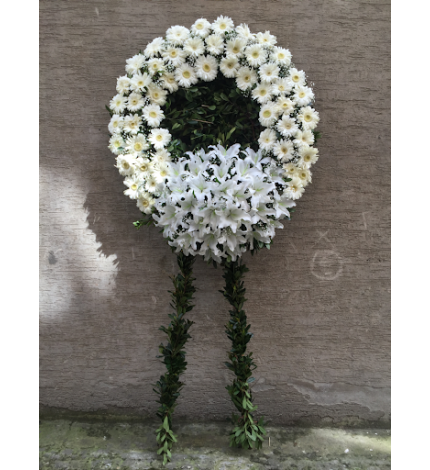 BEYAZ CENAZE ÇELENK